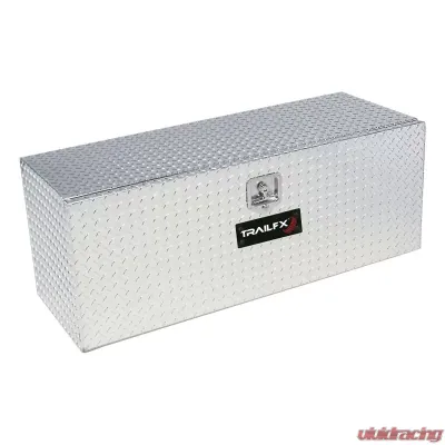 TrailFX Underbody Sgl Lid Dia Tread Bright Pol 16 Gauge Alum 48x17.5x18 9.0 Cubic Ft Cap - 190481